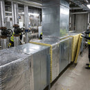 High-Performance Non-Combustible Stone Wool Insulation Mat for HVAC Systems with Reinforced Foil Backing and Class O Fire ...