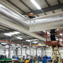 High-Performance Non-Combustible Stone Wool Insulation Mat for HVAC Systems with Reinforced Foil Backing and Class O Fire ...