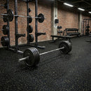 Premium 8mm Rubber Gym Flooring Roll - Black-Grey Fleck for Durability and Performance - Main Product Image