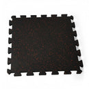 Premium 8mm High-Performance Rubber Gym Flooring with Red Flecks - Durable, Slip-Resistant, and Noise-Reducing Full Roll C...