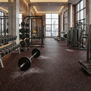 Premium 8mm High-Performance Rubber Gym Flooring with Red Flecks - Durable, Slip-Resistant, and Noise-Reducing Full Roll C...