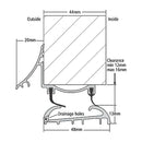 Professional Grade Trimline Threshold Superior Door Protection