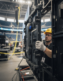 Premium Indoor LED Video Wall Display 500mm x 500mm with High-Speed Patch Machine and High Temperature Reflow Soldering - ...