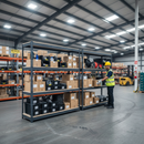 Premium Heavy Duty Industrial Shelving - 2200mm High - 500kg Capacity - Grey