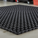 Heavy Duty Anti-Fatigue Rubber Mat – Industrial Standing Mat | Drainage Holes - Anti-Fatigue Mats