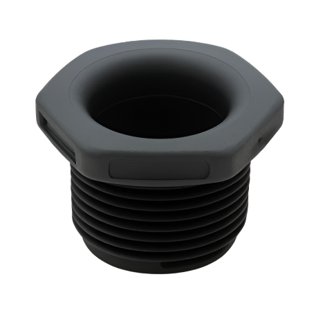 Threaded Smooth Bore Bushings – Secure Cable Protection - 10Pack