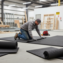 Premium Acoustic Rubber Underlay 20mm Thick - Environmentally Friendly Noise Reduction Solution for Homes and Commercial S...