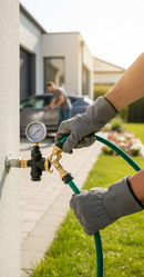 Premium Water Pressure Testing Kit with Accurate Gauge and Essential Accessories for Turf Management - Detail View