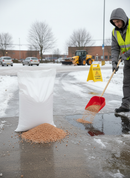 Premium Large Winter Package with 22kg Brown Rock Salt, 340L Grit Bin, Grit Scoop, and Heavy Duty Snow Shovel for Winter S...