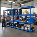 Premium Heavy-Duty Garage Shelving | 1770mm High | 600kg Per Shelf | Boltless MDF | Steel Racking