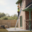 Professional Square Rung Double Extension Ladders - 7 Sizes Available