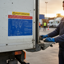 Tail Lift Operation Decal DL1000 - Detail View