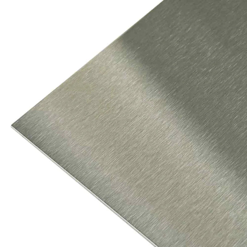 Brush Polished 600 mm x 700 mm Brush Polished Stainless Steel Splashback