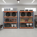 Premium Heavy-Duty Garage Shelving | 1800mm High | 500kg Per Shelf | Boltless Steel Racking | Grey