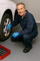 Heavy-Duty Non-Slip Rubber Flooring Roll – R11 Slip Rated, Oil-Resistant Safety Matting with Studded Penny Pattern – Custom Length Industrial Grade