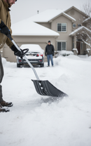 Premium Heavy Duty Snow Blaster with Ergonomic Handles and Durable Metal Edge for Efficient Snow Removal - Detail View
