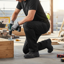 Premium Heavy Duty Work Trousers with Water Repellent Coating and Multiple Pockets for Durability and Functionality - Main...