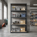 Premium Heavy Duty Shelving - 2130mm High - 200/280kg Capacity - Grey
