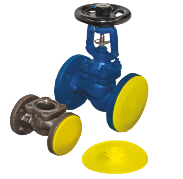 Full Face Flange Protector – LDPE Yellow For Pipe Protection