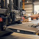 Valveblock (left) safety valve HACO to suit Dhollandia V130.L - Detail View