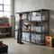 3x Heavy Duty Shelving Units - 1600mm High - Grey with 12x 33.5L Storage Boxes