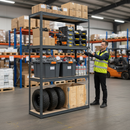 High-Performance Industrial Shelving Unit - 1600mm High - 200kg Capacity - Grey