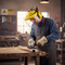 Professional Safety Kit with Adjustable Ear Muffs and Clear Visor for Enhanced Comfort and Protection