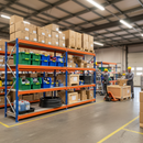 4-Pack Heavy Duty Industrial Shelving - 2000mm High - 500kg Capacity