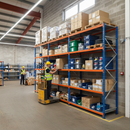 3x Heavy Duty Industrial Shelving - 1830mm High - 200kg Capacity - Steel