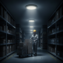 Round Interior Light - Frosted Lens (LED) - Detail View