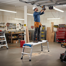 Heavy Duty Work Platform with Slip Resistant Surface and Easy Grip Handle