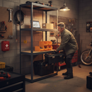 Heavy Duty Shelving 1600mm High 200kg Capacity - Grey Industrial Storage Unit