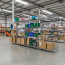 Chrome Wire Shelving Unit 2130mm High | 300kg Capacity | Industrial Storage