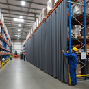 Premium Heavy Duty Steel Curtain Track - 4 Metres Length with 44mm x 35mm Profile for Industrial Use