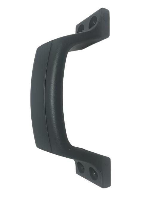 High Durable Black Nylon Step Handles For Doors And Cabinets - 2 Pack