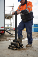 Premium Heavy Duty Boot Wiper with Dual Brushes and Freestanding Design for Effective Footwear Cleaning - Main Product Image