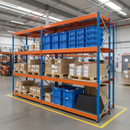 Heavy Duty Steel Shelving 2440mm High 800kg Capacity - Industrial Warehouse Racking