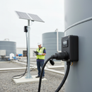 3 PIN ROUND BLACK PLASTIC PLUG 12V