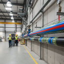 Premium Self-Adhesive Pipe Identification Banding - BS1710 Compliant with Strong Adhesion and Easy Application for Safety ...