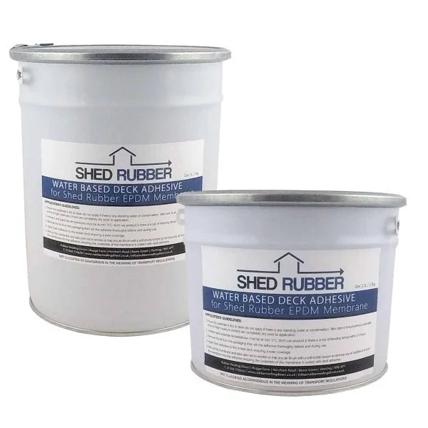 One-Piece Shed Rubber Water Based Deck Adhesive