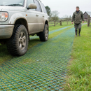 Premium Grass Reinforcement Mesh for Lawn Stabilization - UV Stabilized, Slip-Resistant, Made from Recycled Plastic - Deta...