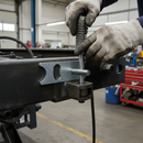 Premium Retaining Plate for Tail Lift Compatibility with Heavy Duty Construction - Detail View
