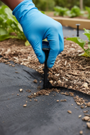 Premium Heavy Duty Plastic Reinforcement Pegs for Weed Control and Tent Securing - Main Product Image