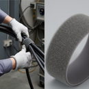 Premium Reusable Velcro Hook and Loop Fastening Solution for Insulation, Cable Management, and DIY Projects in Grey - Main...