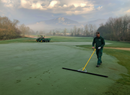 Premium Folding Dew Brush with Easy Slider Mechanism, 3 Metres Wide, Ideal for Turf Maintenance and Early Morning Dew Remo...