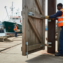 Premium Medium Duty Hinge and Gudgeon Set with Zinc Plated Finish and Complet... - Detail View