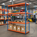 Heavy Duty Melamine Shelving 2440mm High | 800kg Capacity | Extra Tall Industrial Racking UK