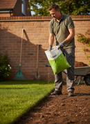 Premium Hardwearing Lawn Grass Seed Blend for Durable Turf with Perennial Ryegrass and Creeping Red Fescue - Detail View