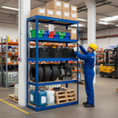 Premium Heavy Duty Shelving 1800mm High | 200/280kg Capacity | Blue Industrial Racking