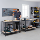 Premium Heavy Duty Workbenches - 915mm High - 400kg Capacity - Chipboard - Grey